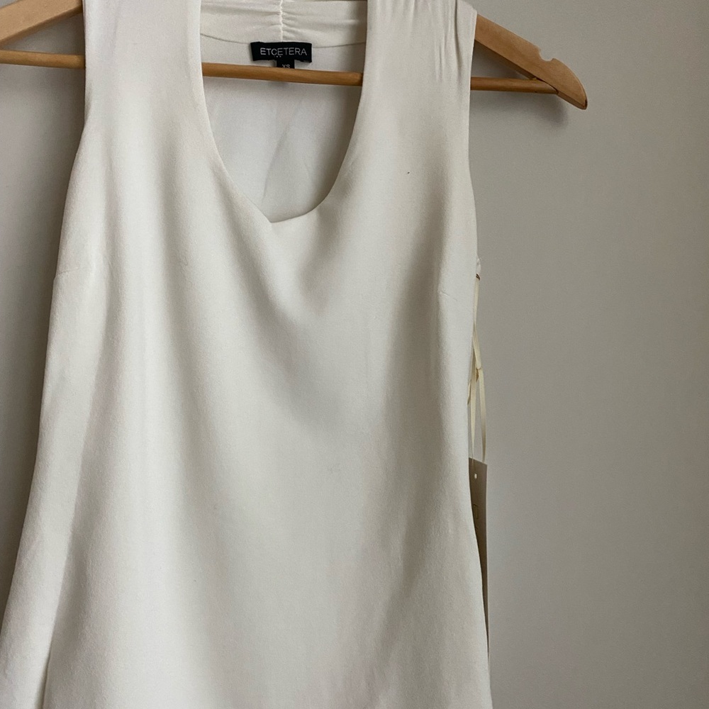 NWT - Etcetera dressy sleeveless shell, size XS